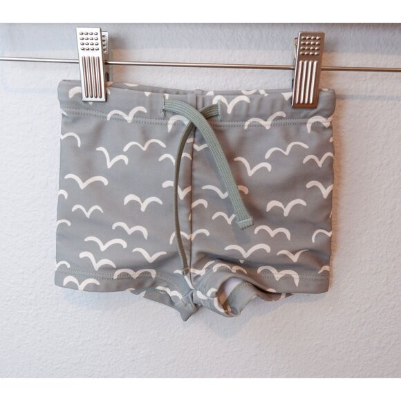 Rylee + Cru Kids Wave Pattern Rashguard Swimsuit, size 6-12 months - Picture 7 of 11